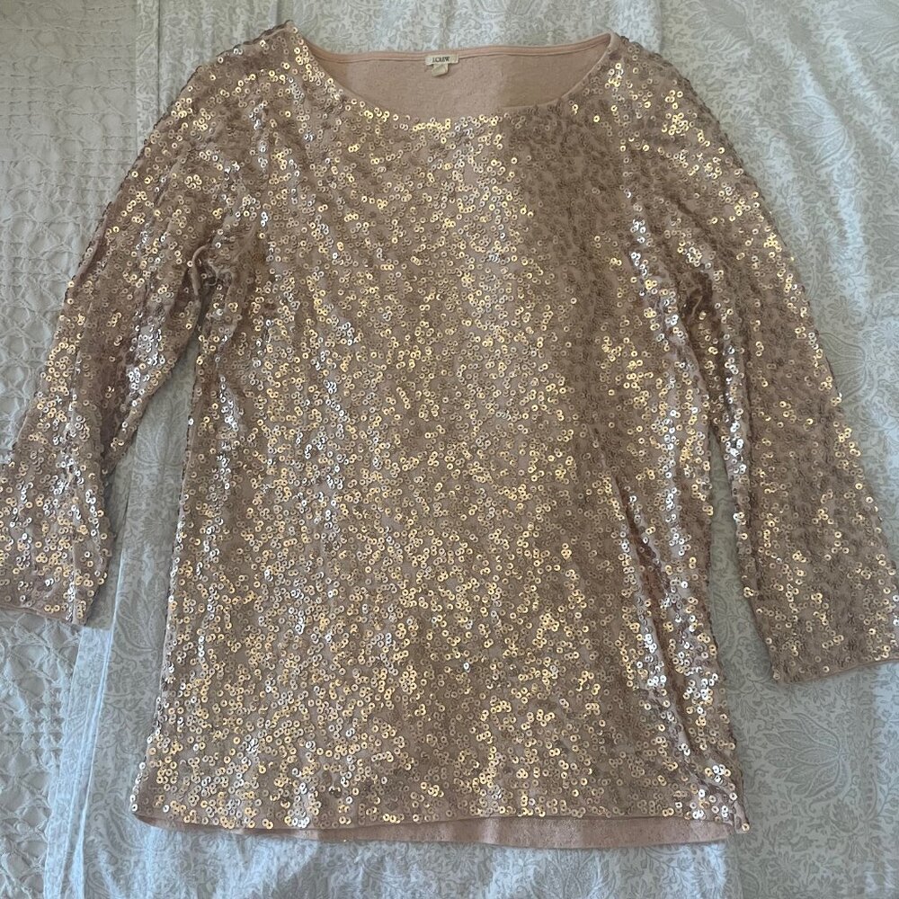 J. Crew Sequin Top - size Medium